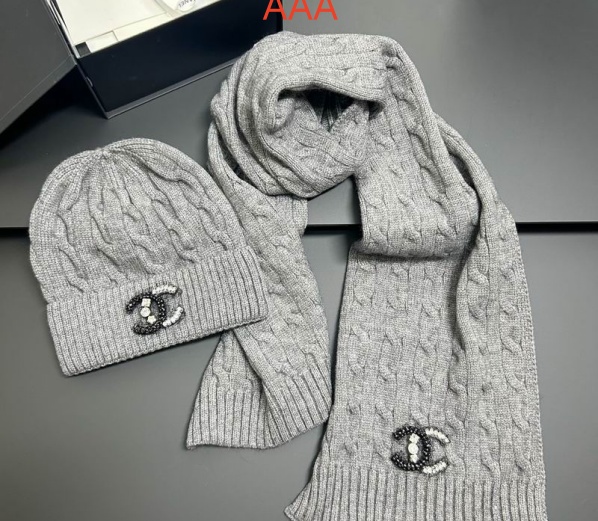Chanel Hat and scarvf(AAA)-0266