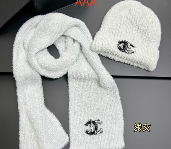 Chanel Hat and scarvf(AAA)-0177