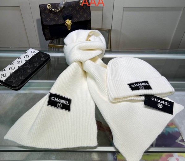 Chanel Hat and scarvf(AAA)-0179