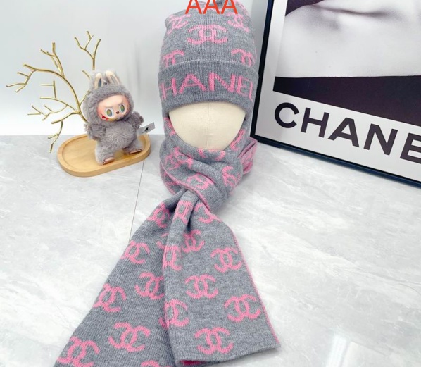 Chanel Hat and scarvf(AAA)-0281