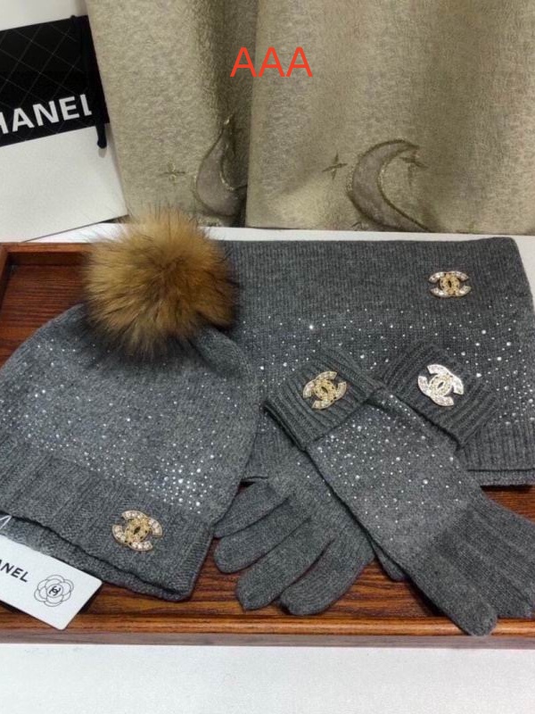 Chanel Hat and scarvf(AAA)-0087