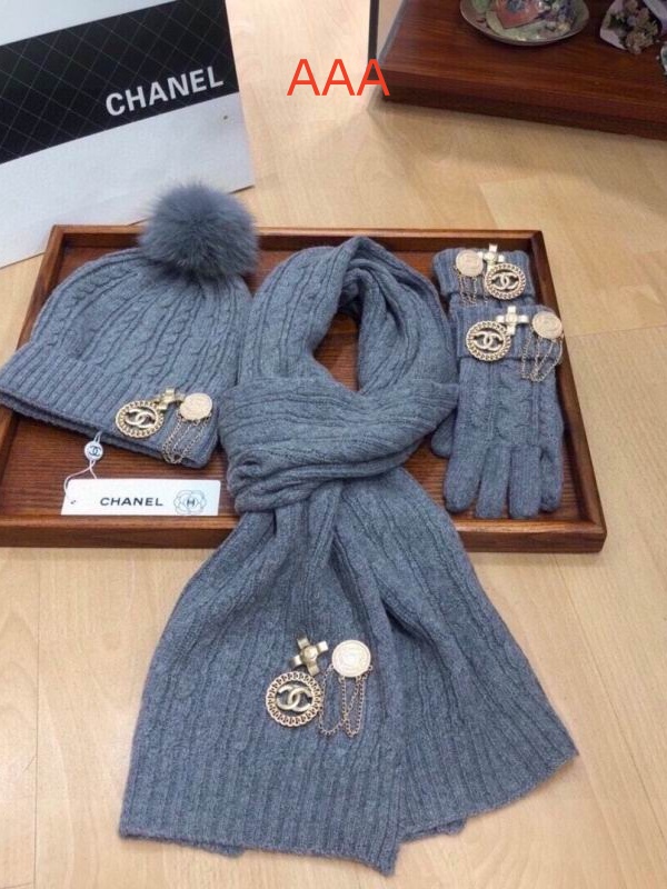 Chanel Hat and scarvf(AAA)-0089