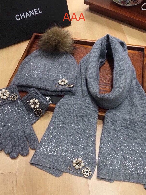 Chanel Hat and scarvf(AAA)-0092