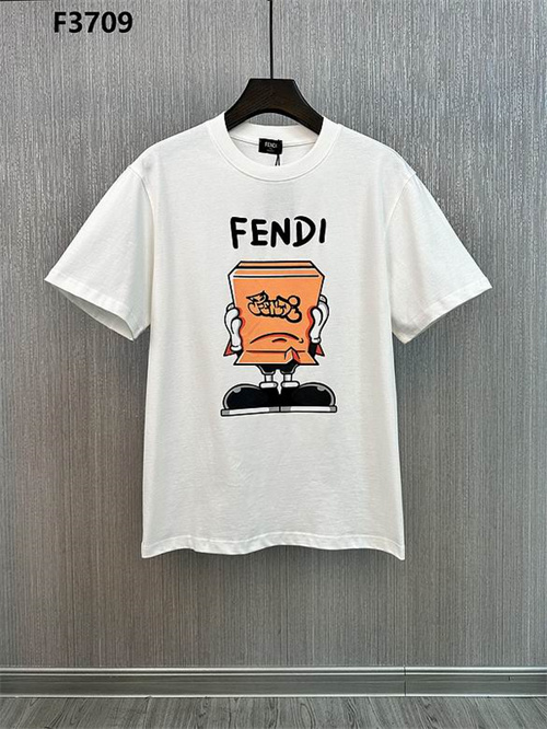 Fendi Round neck T-shirt-M-436