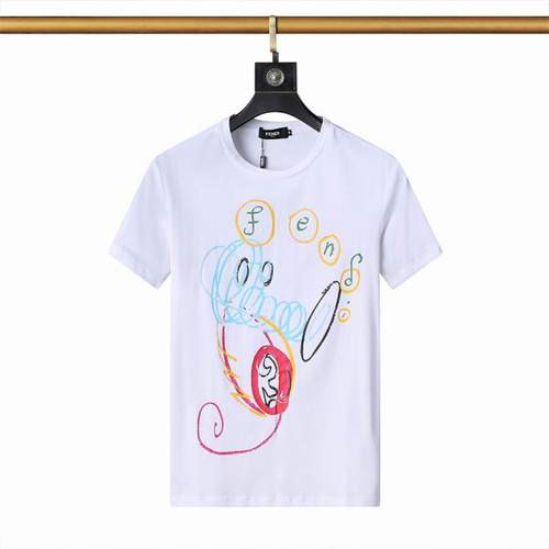 Fendi Round neck T-shirt-M-455
