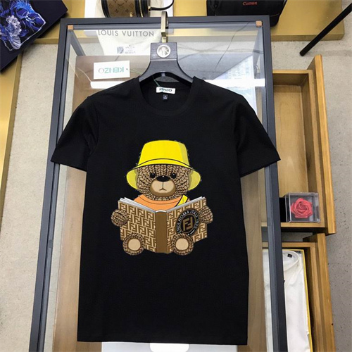 Fendi Round neck T-shirt-M-420