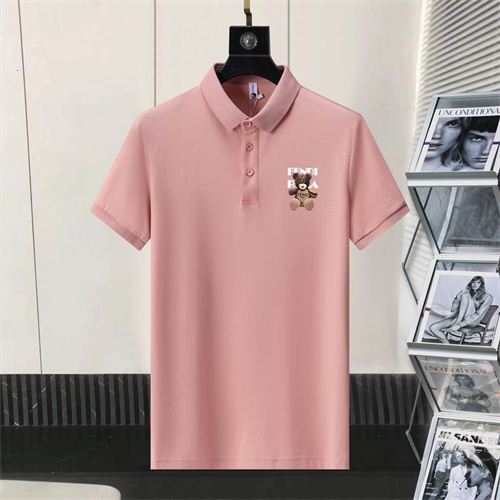 Fendi Lapel T-shirts-M-0012