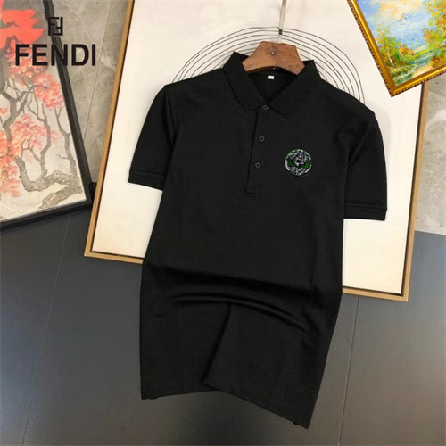 Fendi Lapel T-shirts-M-0039