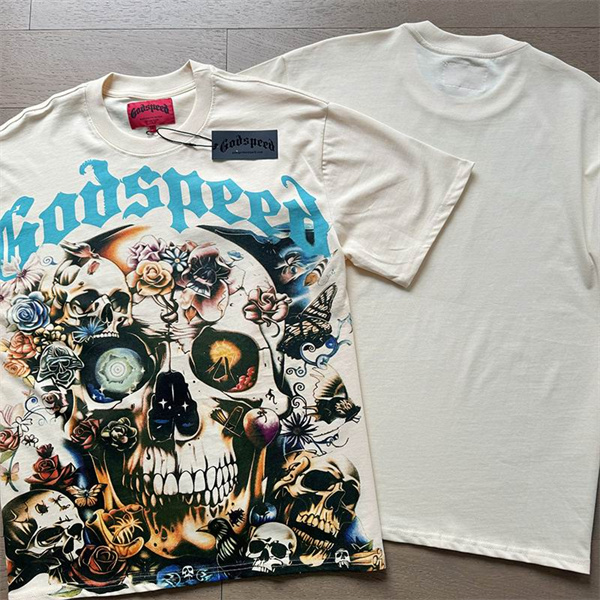 Godspeed neck T-shirt-M-0129