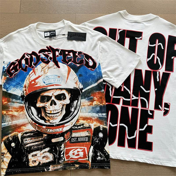 Godspeed neck T-shirt-M-0141