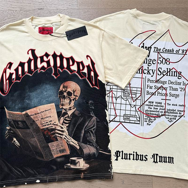 Godspeed neck T-shirt-M-0185