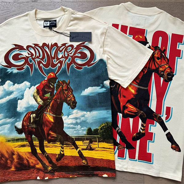 Godspeed neck T-shirt-M-0219