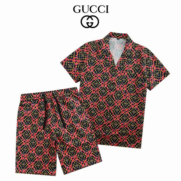 Gucci T-shirt(Suits)-385