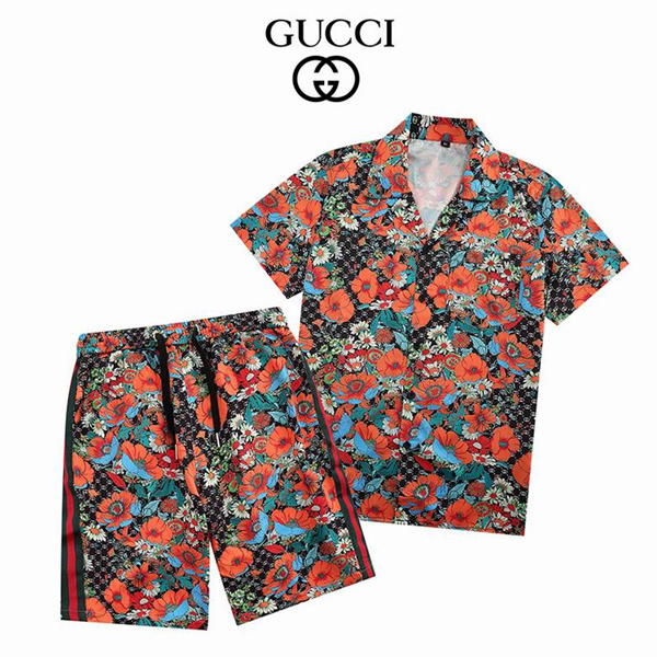 Gucci T-shirt(Suits)-386