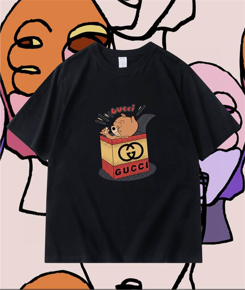 Gucci Round neck T-shirt-M-0916