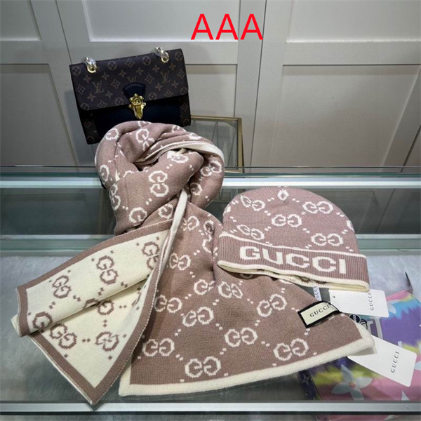 Gucci Hat and scarvf(AAA)-0025