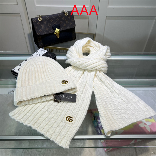 Gucci Hat and scarvf(AAA)-0030