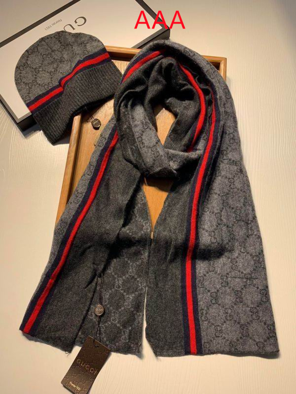 Gucci Hat and scarvf(AAA)-0053