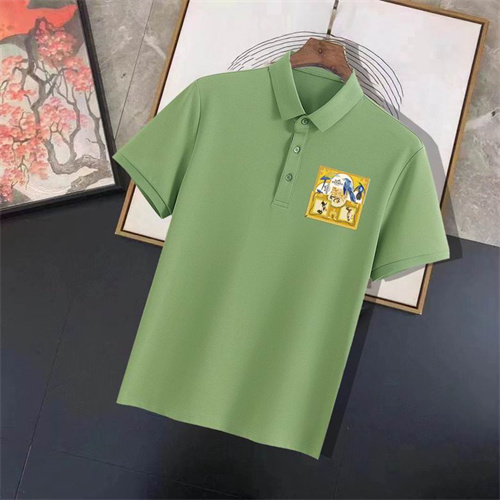 Hermes Lapel T-shirts-M-0032