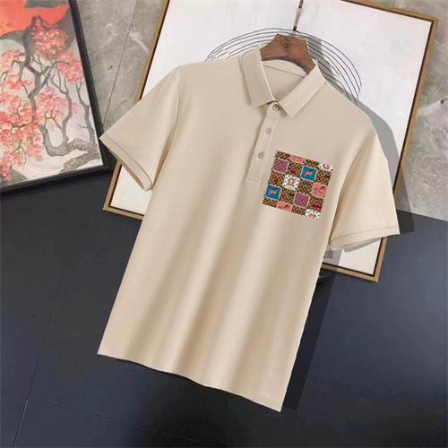 Hermes Lapel T-shirts-M-0005