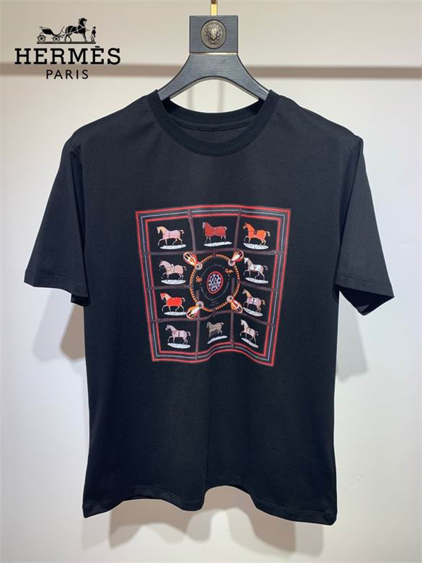 Hermes Round neck T-shirt-M-035