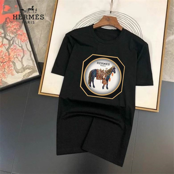 Hermes Round neck T-shirt-M-046