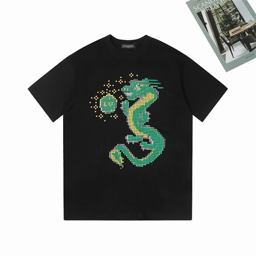 Lv Round neck T-shirt-M-0820