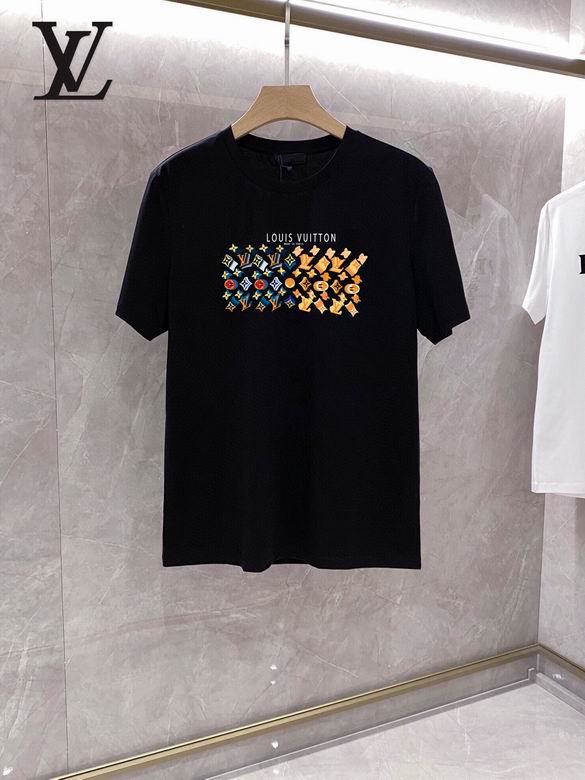 Lv Round neck T-shirt-M-0409