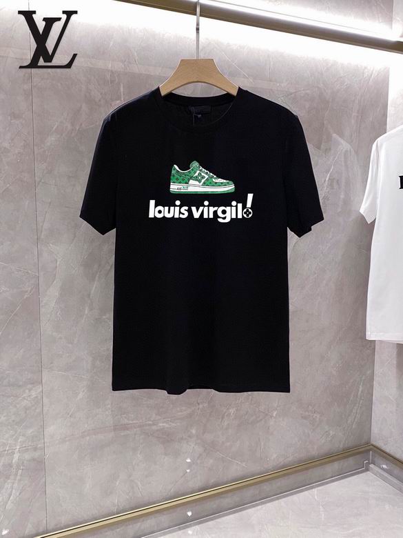 Lv Round neck T-shirt-M-0411