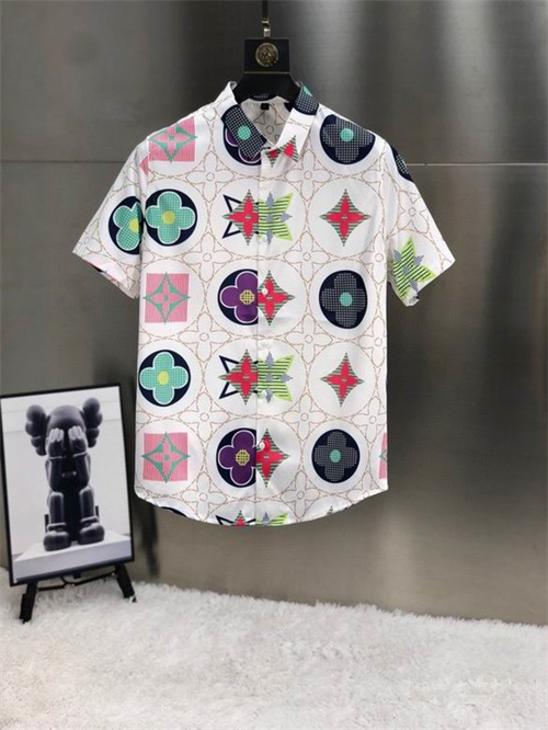 LV short shirt-M-049