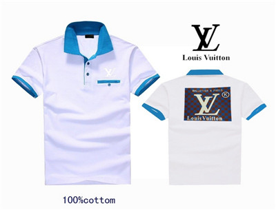 Lv Lapel T-shirts-006