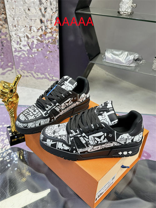 LV(AAAAA)Shoes-M-0383