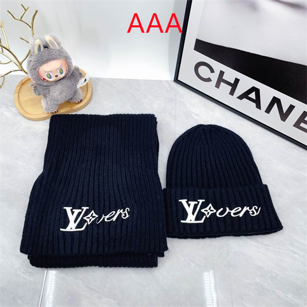 LV Hat and scarvf(AAA)-0118