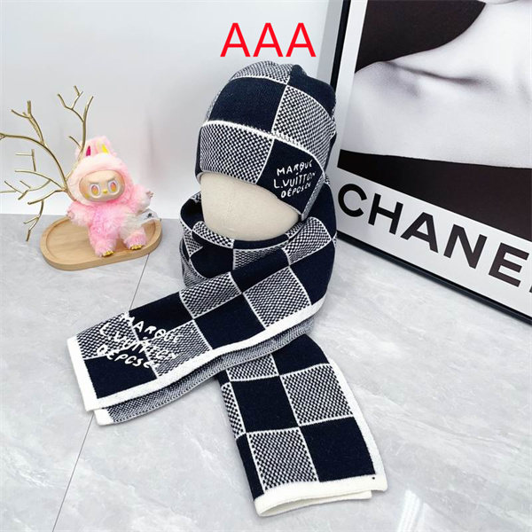 LV Hat and scarvf(AAA)-0123