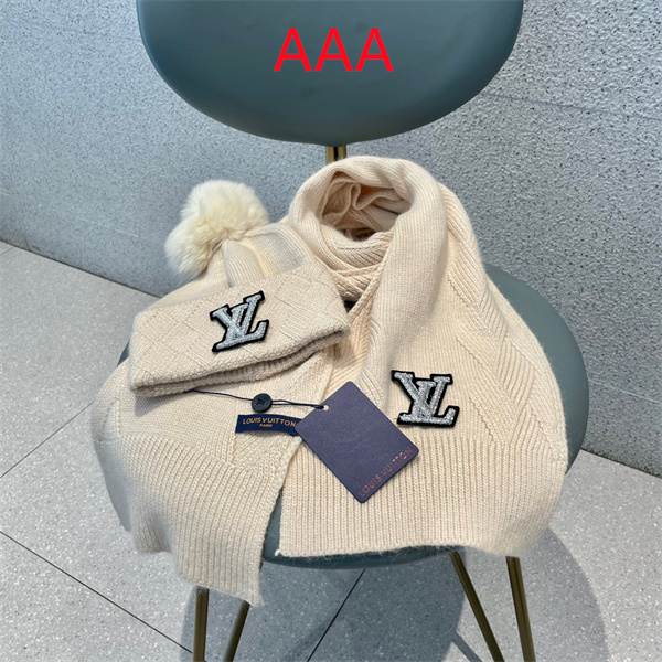 LV Hat and scarvf(AAA)-0153