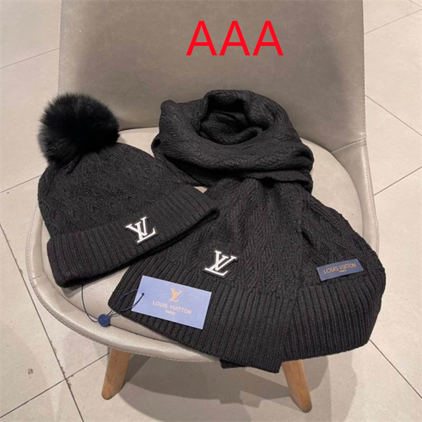 LV Hat and scarvf(AAA)-0021