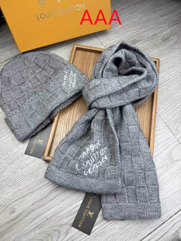 LV Hat and scarvf(AAA)-0026