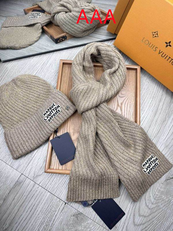 LV Hat and scarvf(AAA)-0047