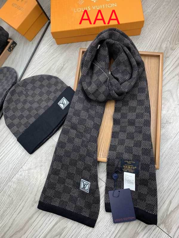 LV Hat and scarvf(AAA)-0058