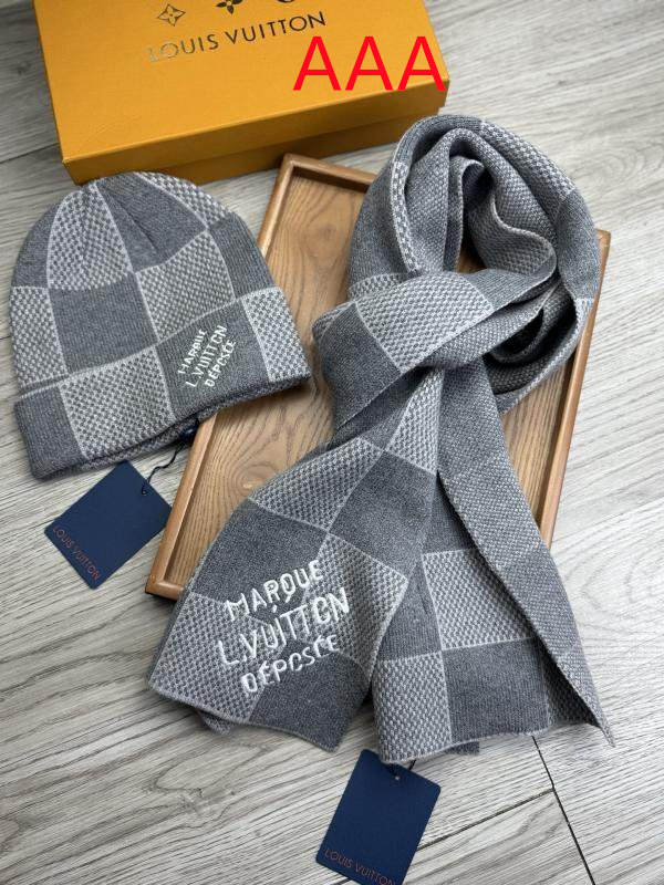 LV Hat and scarvf(AAA)-0007