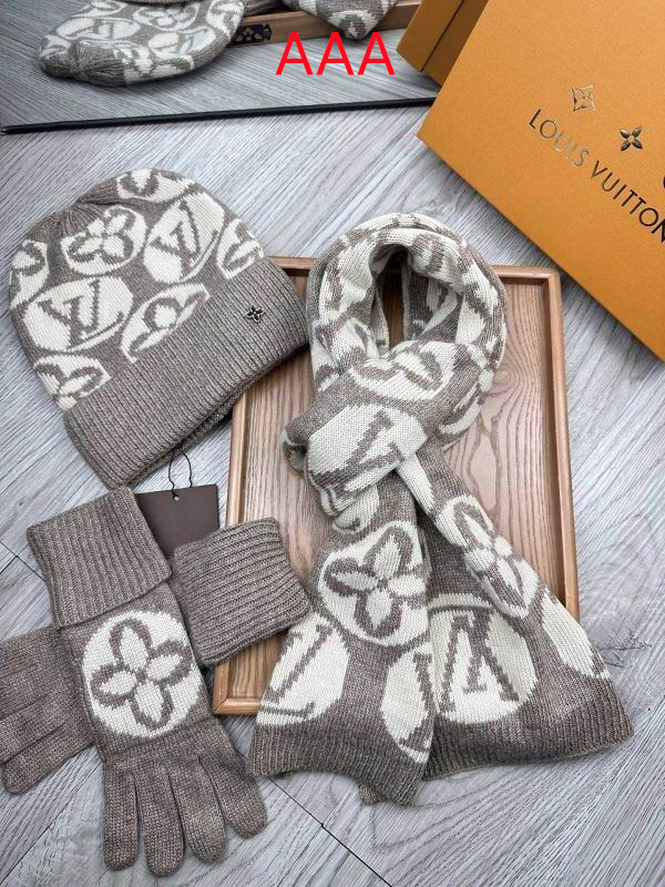 LV Hat and scarvf(AAA)-0075