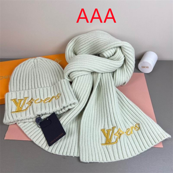 LV Hat and scarvf(AAA)-0009