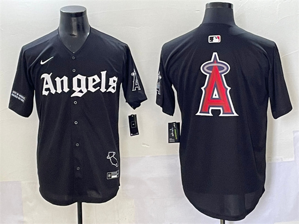 Los Angeles Angels Majestic Jerseys-0136