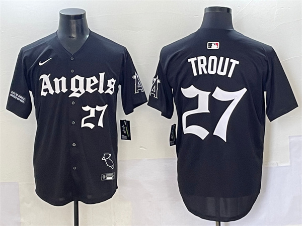 Los Angeles Angels Majestic Jerseys-0160