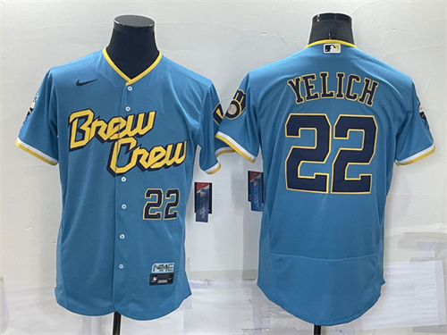 Milwaukee Brewers Flexbase jerseys-0014