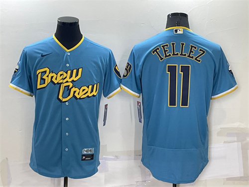 Milwaukee Brewers Flexbase jerseys-0018