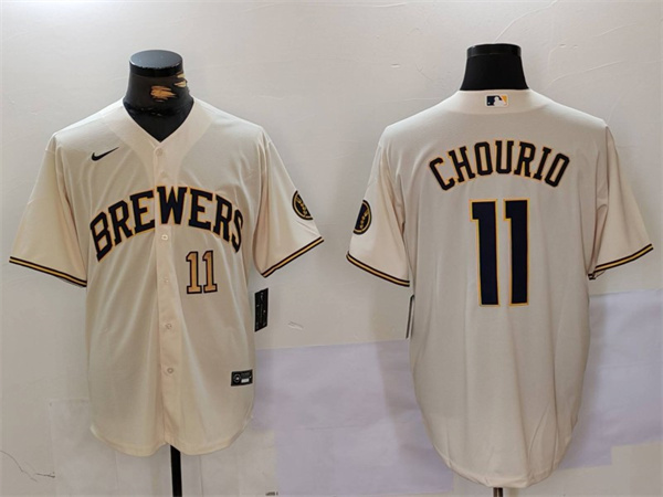 Milwaukee Brewers Majestic Jersey-0040