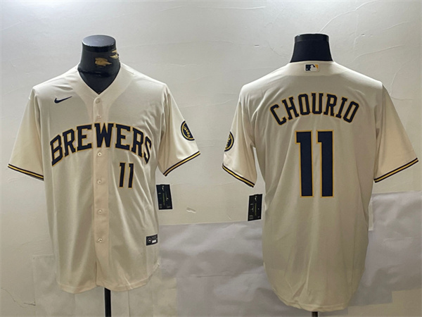 Milwaukee Brewers Majestic Jersey-0041