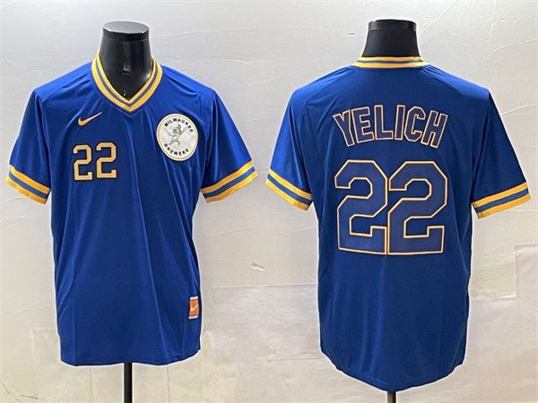 Milwaukee Brewers Majestic Jersey-0084