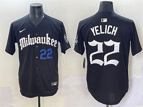 Milwaukee Brewers Majestic Jersey-0098